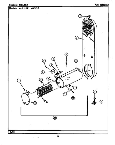 Heater (lse9900ace) (lse9900ade) (lse9900aee)
