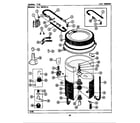 Maytag LSE9900ACL tub (lsg9900aal,aaw,abl,abw) (lsg9900aal) (lsg9900aaw) (lsg9900abl) (lsg9900abw) diagram