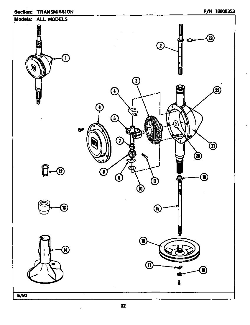 TRANSMISSION (LSE9900ACE) (LSE9900ADE) (LSE9900AEE) (LSG9900AAE) (LSG9900ABE)