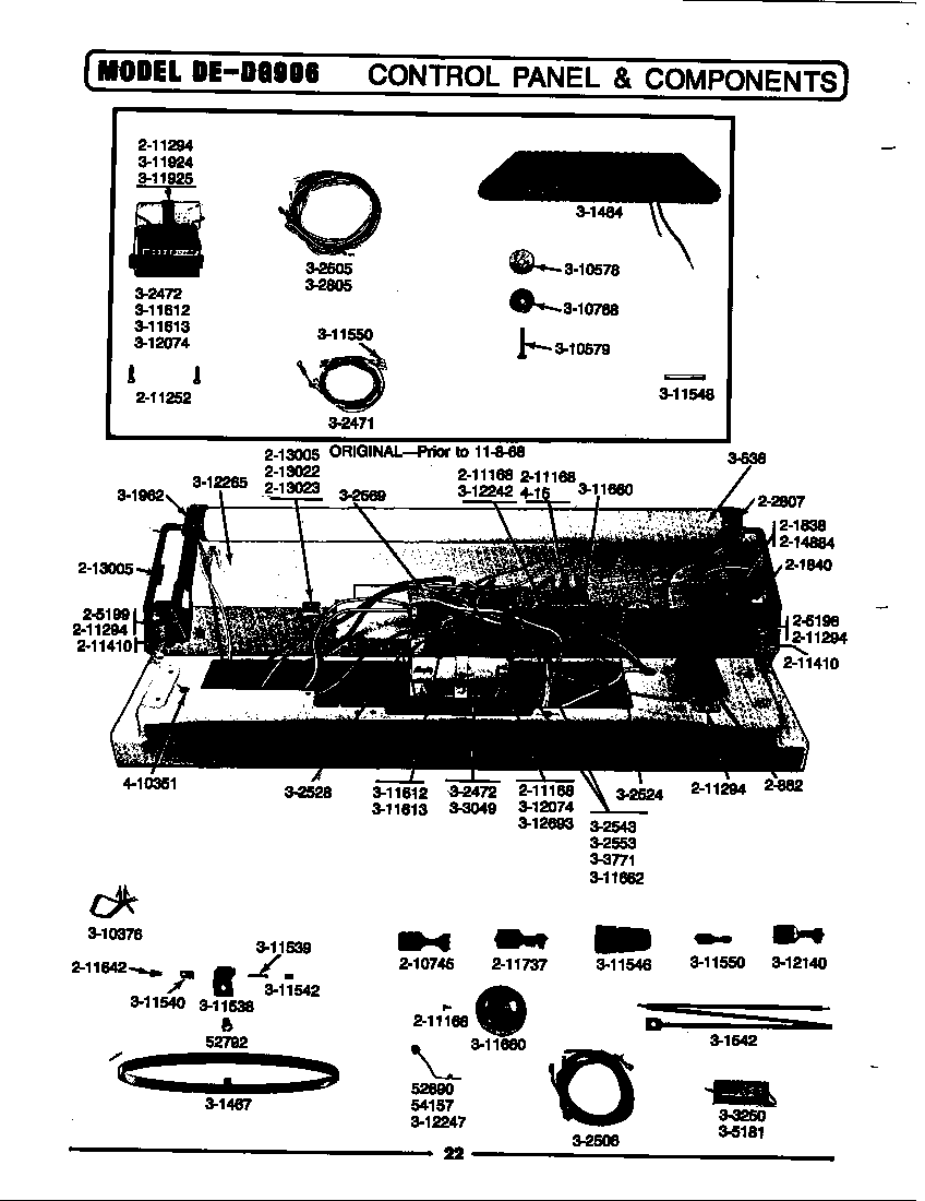 Control panel & components