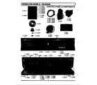 Maytag DE409 controls & components diagram