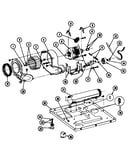 Motor, blower & base frame