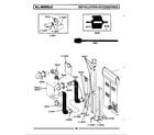 Maytag DG408 installation accessories diagram