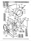 Front panel & door assembly