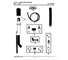 Maytag WU285 installation accessories (sect 1 of 2) diagram