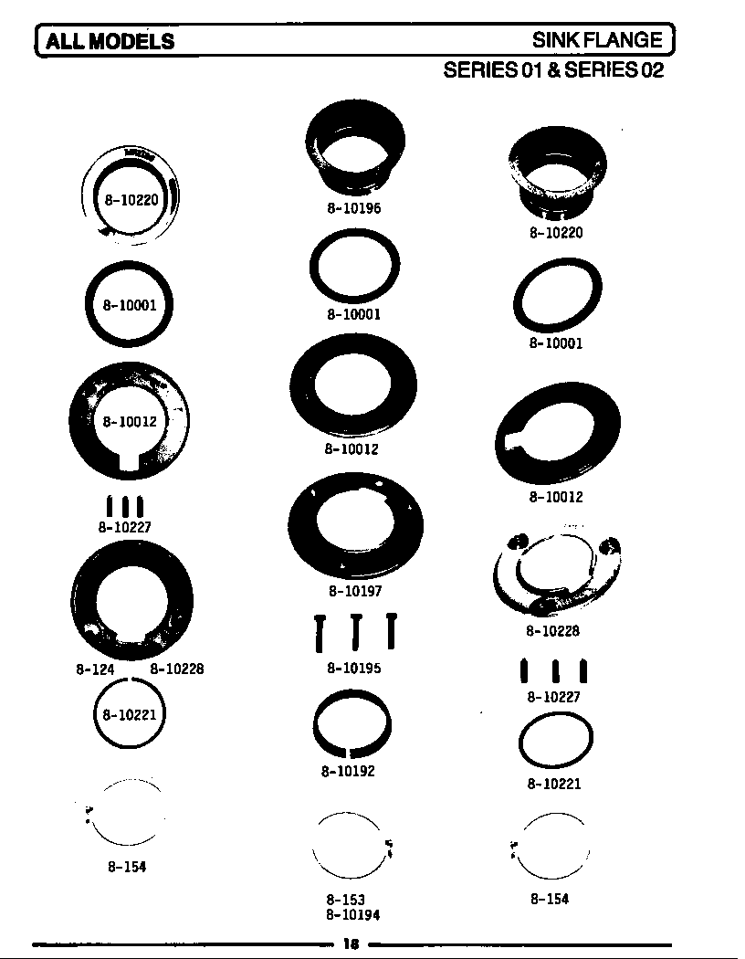 SINK FLANGE (SERIES 01)