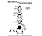 Maytag FB20 grinding chamber, sink flange & lid (01) (fc20) (fc10) (fc5) diagram