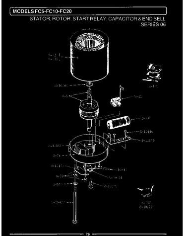 Statr,rotor,relay,cptr,bell (fc5,10,20) (fc20) (fc10) (fc5)