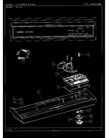 Control panel (wu104)