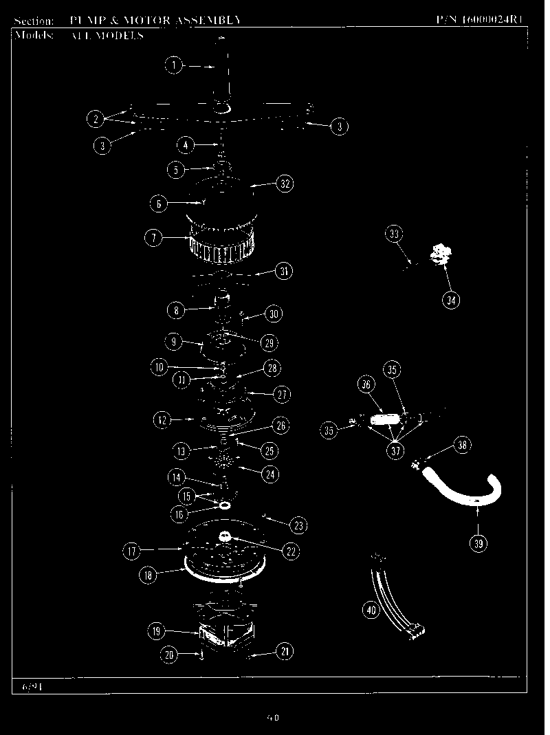 PUMP & MOTOR ASSEMBLY