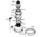 Maytag FC6 grinding chamber,sink flange (fb11,fb21) (fb21) (fb11) diagram
