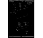 Maytag WC300 front panel & access panel diagram