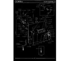 Maytag WC300 door assembly diagram