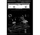 Maytag WC300 control panel & components diagram