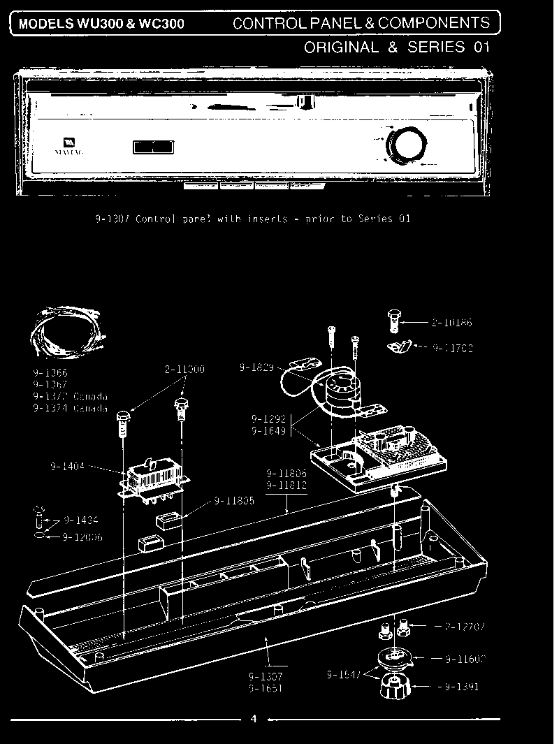 Control panel & components