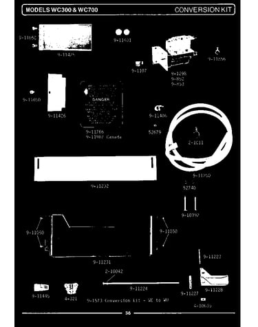 Conversion kit (wc300)