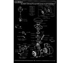 Maytag WU500 blower/air inlet & water level float diagram