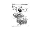 Maytag WU700 track & rack assembly diagram