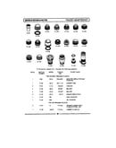 Faucet adapter kit (inside threaded)