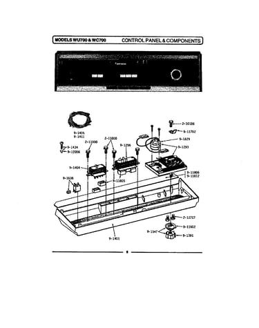 Control panel & components