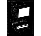 Maytag WU284 front panel & access panel diagram