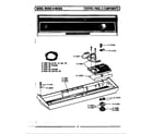 Maytag WC202 control panel & components diagram