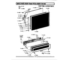 Maytag LWC202 front panel & access panels (wu) (wu202) diagram