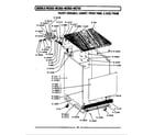 Maytag WU202 faucet assy, cbnt, front pnl & base (wc) (wc202) diagram