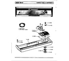 Maytag WU101 control panel & components diagram