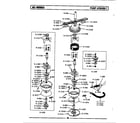 Maytag WU101 pump assembly diagram