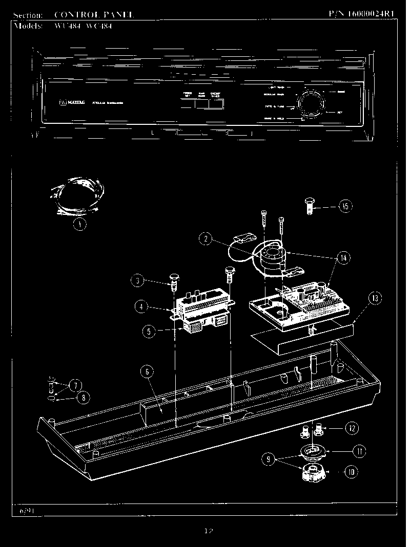 Control panel (wu484) (wu484)