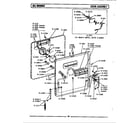 Maytag WC301 door assembly diagram