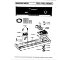 Maytag WC301 control panel & components diagram