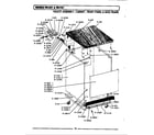 Maytag WC301 faucet assy,cbnt,frt panel,base (wc301) (wc301) diagram