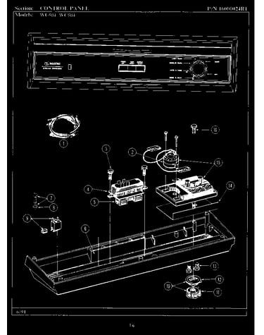 Control panel (wu504) (wu504)
