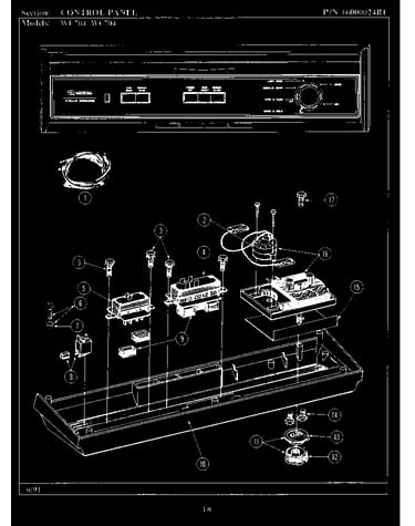 Control panel (wu704) (wu704)