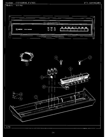 Control panel (wu904) (wu904)