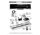 Maytag WC502 control panel & components diagram