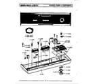 Maytag WC701 control panel & components diagram