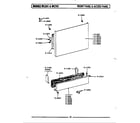 Maytag WC701 front panel & access panel (wc701) diagram