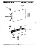 Front panel & access panel (wc701)