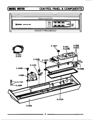 Control panel & components (wu705) (wu705)
