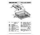 Maytag WU882 tub assembly & components diagram