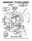 Blower/air inlet & water level float