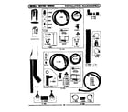 Maytag WU705 installation accessories diagram