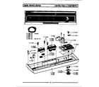 Maytag WU702 control panel & components diagram
