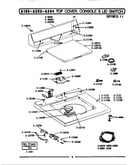 Top cover, console & lid switch (ser 11)