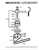 Clutch, brake & belts