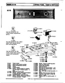 Control panel,timer & switches (a110) (a110) (la110)