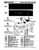 Control panel, timer & switches